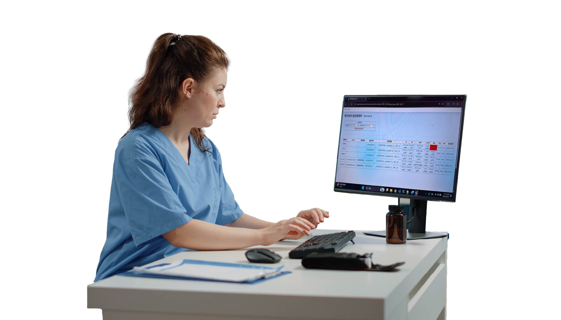 護理師照護示意圖